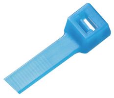 PANDUIT PLT2S-M76 CABLE TIES, 7.4IN L, ETFE POLYMER, STRGTH 18 LBS, AQUA