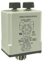 STRUTHERS-DUNN 236ACPX-1 VOLTAGE MONITORING RELAY, DPDT, 120VAC