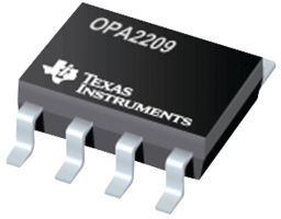 TEXAS INSTRUMENTS OPA2209AIDR IC, OP-AMP, 18MHz, 6.4V/&aelig;s, 150&aelig;V, SOIC8