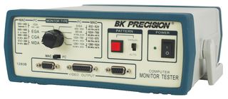 B&K PRECISION 1280B TESTER, VIDEO GENERATOR, PC/MAC, 9V