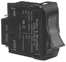 TE CONNECTIVITY / POTTER & BRUMFIELD W33-S4B1Q-15 CIRCUIT BREAKER, THERMAL, 2P, 250V, 15A