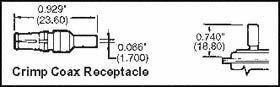 AMPHENOL COMMERCIAL PRODUCTS L17DM537425001 D SUB CONTACT, SOCKET, CRIMP