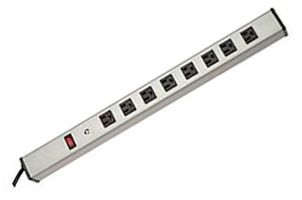 WIREMOLD P6 POWER OUTLET STRIP, 6 OUTLET, 15A