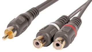 STELLAR LABS 24-9482 RCA AUDIO/VIDEO CABLE, 6FT, BLACK