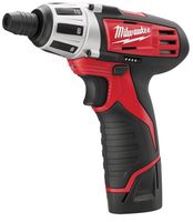 MILWAUKEE TOOL 2401-22 SCREW DRIVER, CORDLESS 12V 0.25IN 500RPM