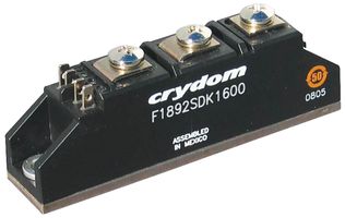 CRYDOM F1827SDK600 THYRISTOR MODULE, 25A, 600V