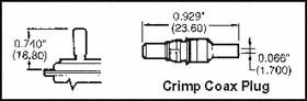 AMPHENOL COMMERCIAL PRODUCTS L17DM537401 D SUB CONTACT, PIN, CRIMP